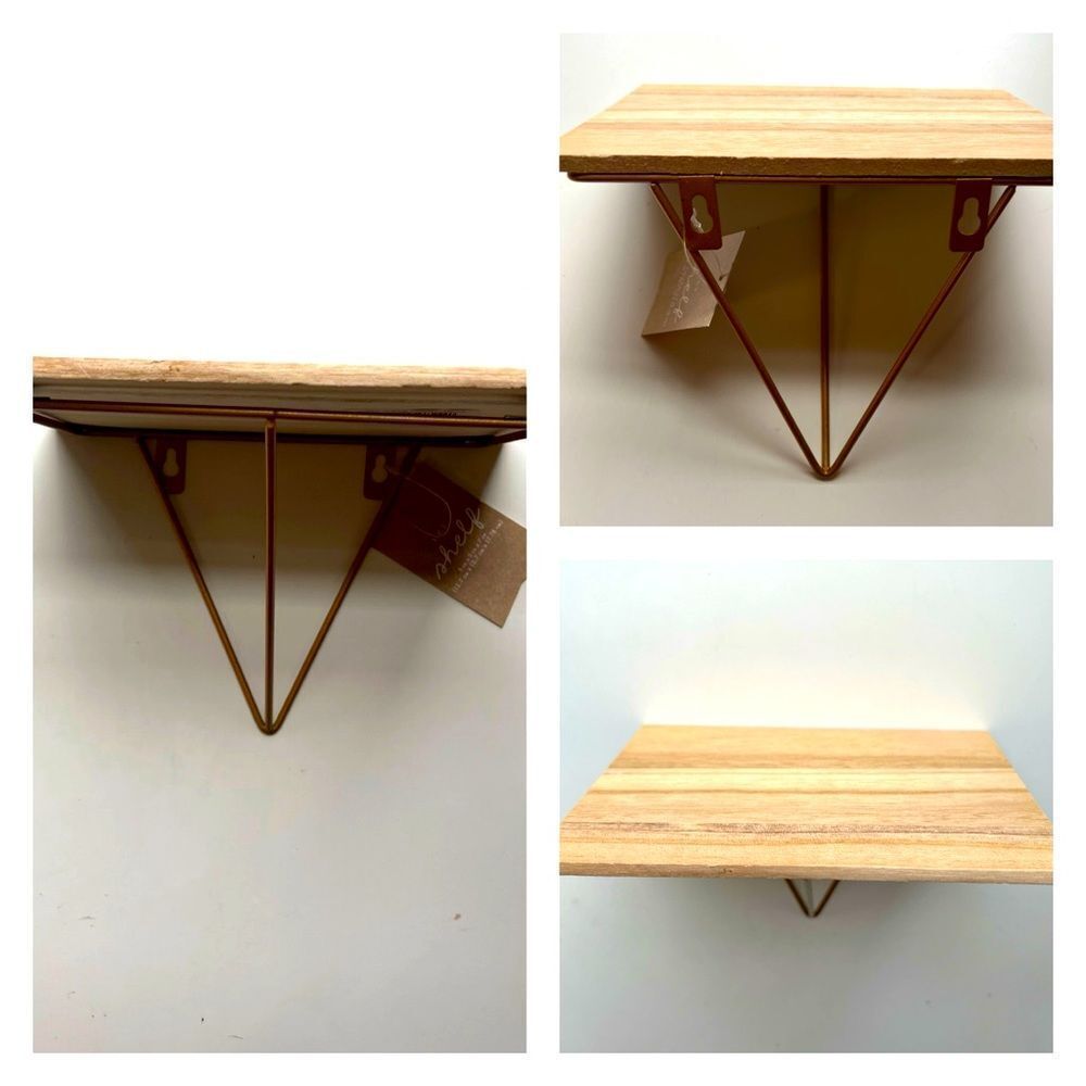 Geo Wooden Shelf Small Decoratir Shelf Home Decor